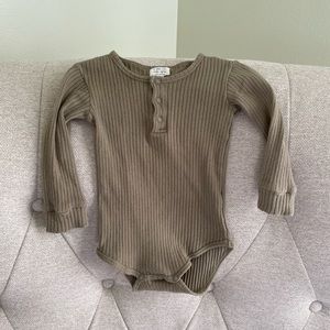 The Simple Folk Sage Ribbed Bodysuit